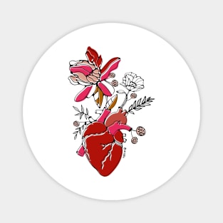 Heart blossom Magnet